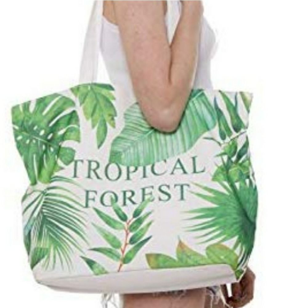Tropical forest Tote/Beach Bag - Picture 3 of 10